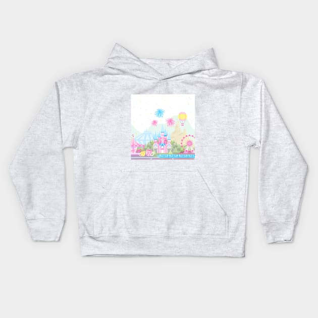 My Happy Place Kids Hoodie by CoconuTacha